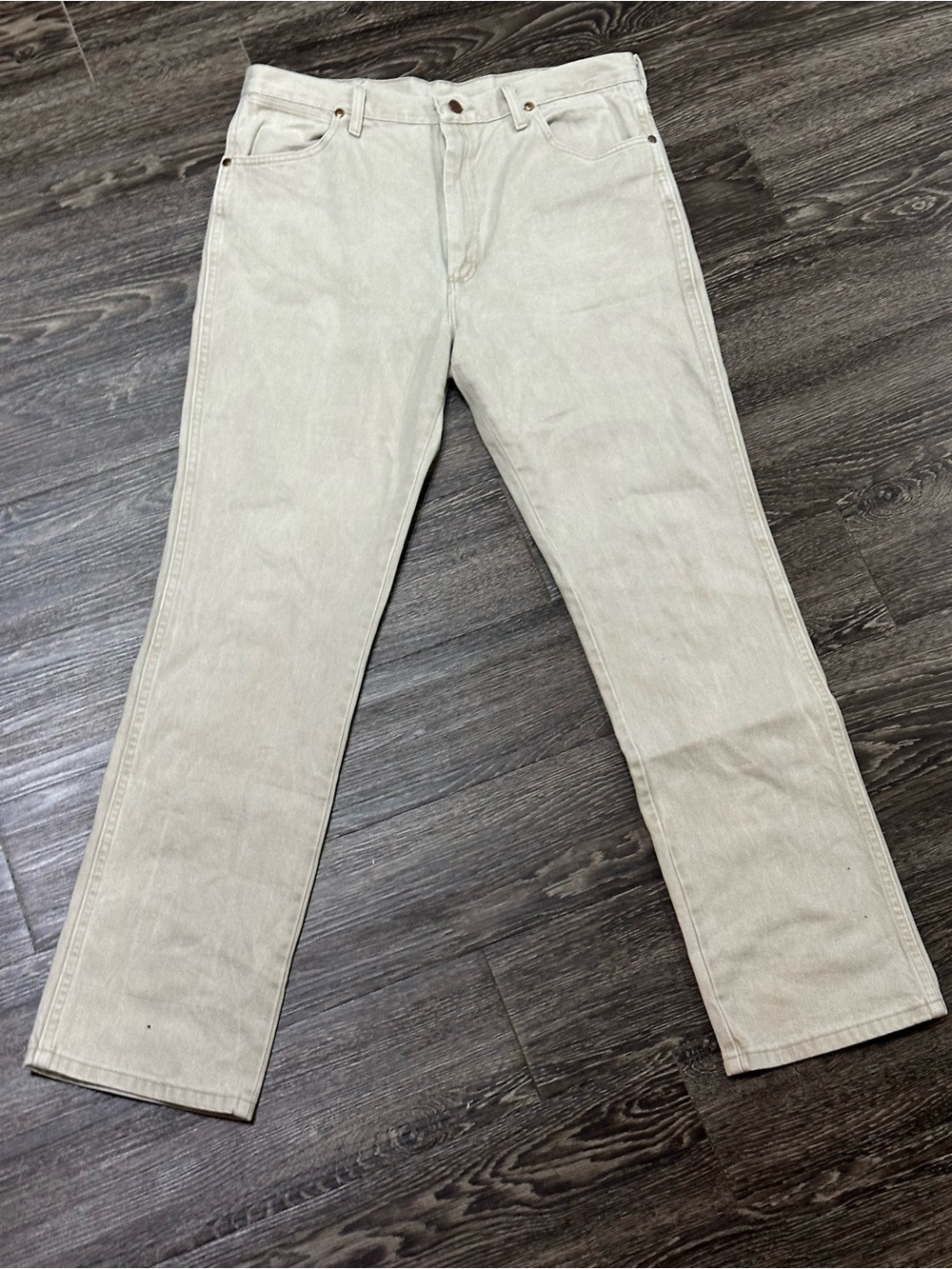 Wrangler Men's Khaki Bootcut Jeans